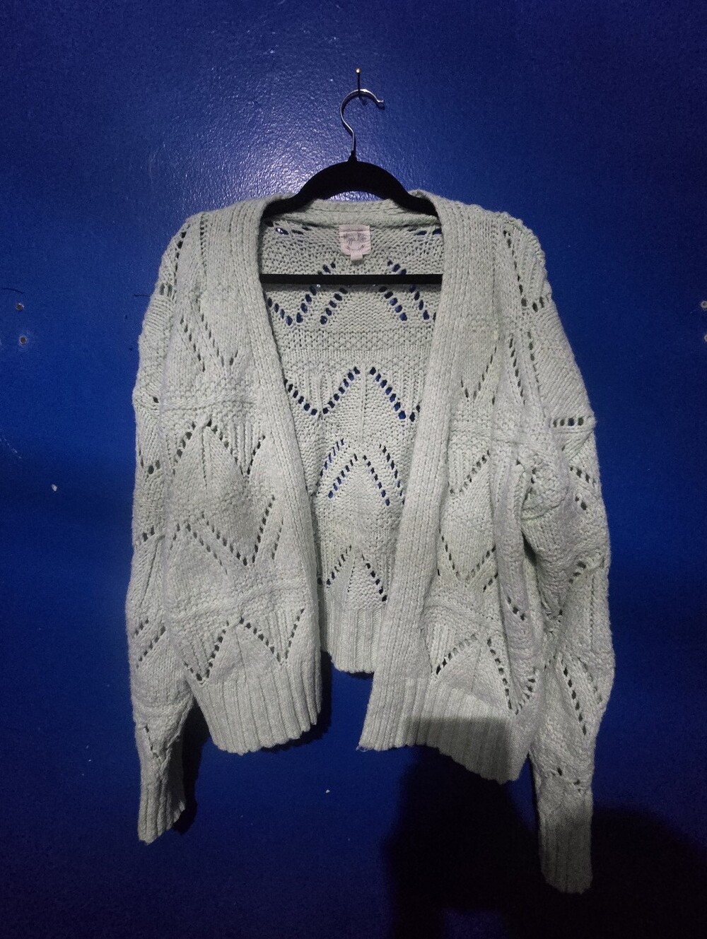 Hippie Rose sweater cardigan Preowned Size Medium